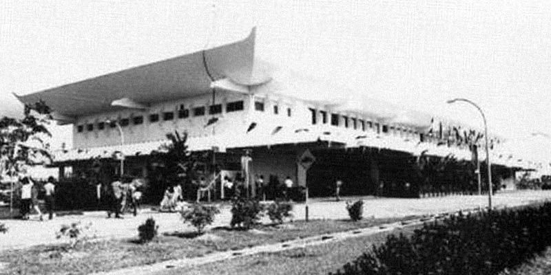 Miri Airport Terminal in the 1980s